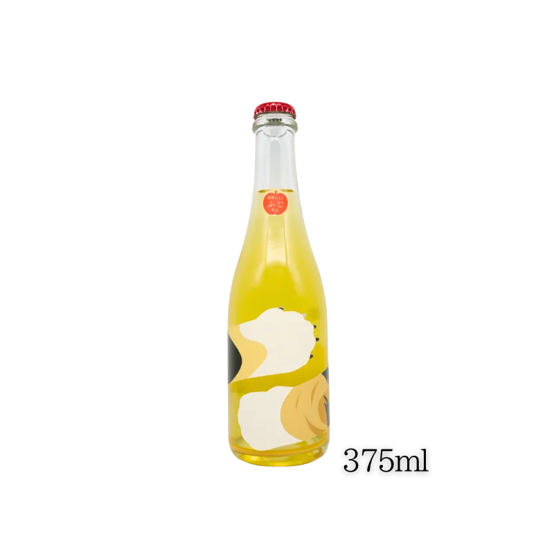 シードル　てとて 2024　ふじ（白泡）375ml