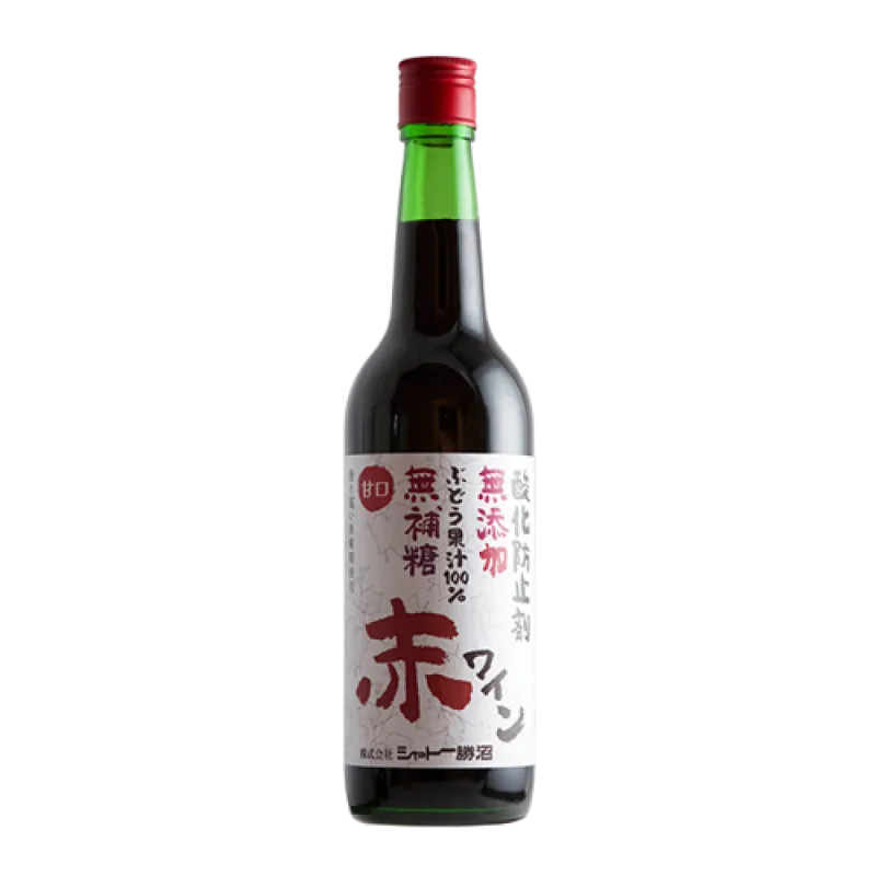 無添加・無補糖赤ワイン 甘口