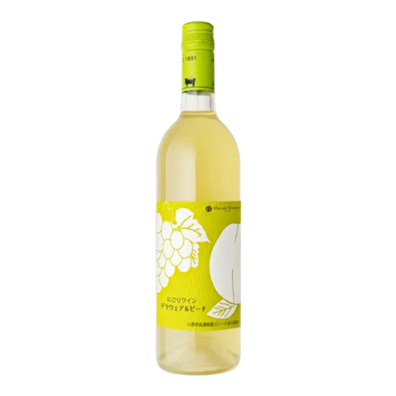 新酒にごりワイン デラウェア&ピーチ