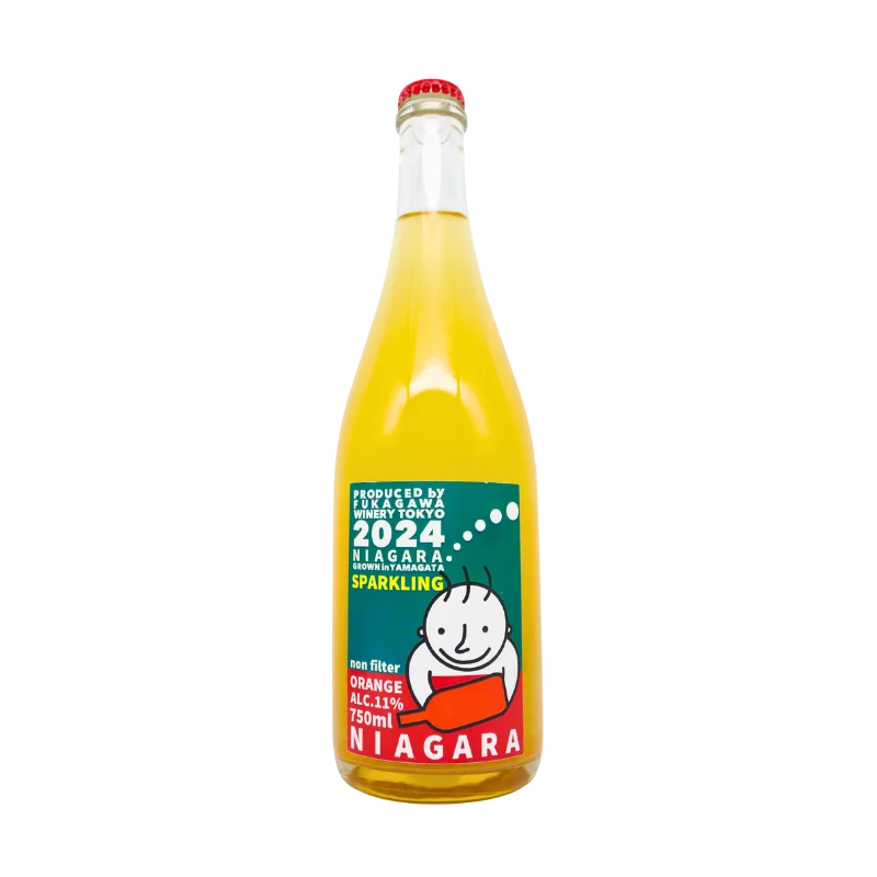 山形県産ナイアガラ　オレンジスパークリング　2024（オレンジ泡）750ml
